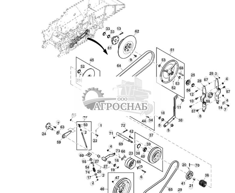 Viscous Fan Drive, Slow Cleaning Shoe, Corn, Attachment - ST852705 733.jpg